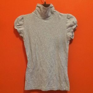 Turtleneck Short-Sleeve Shirt